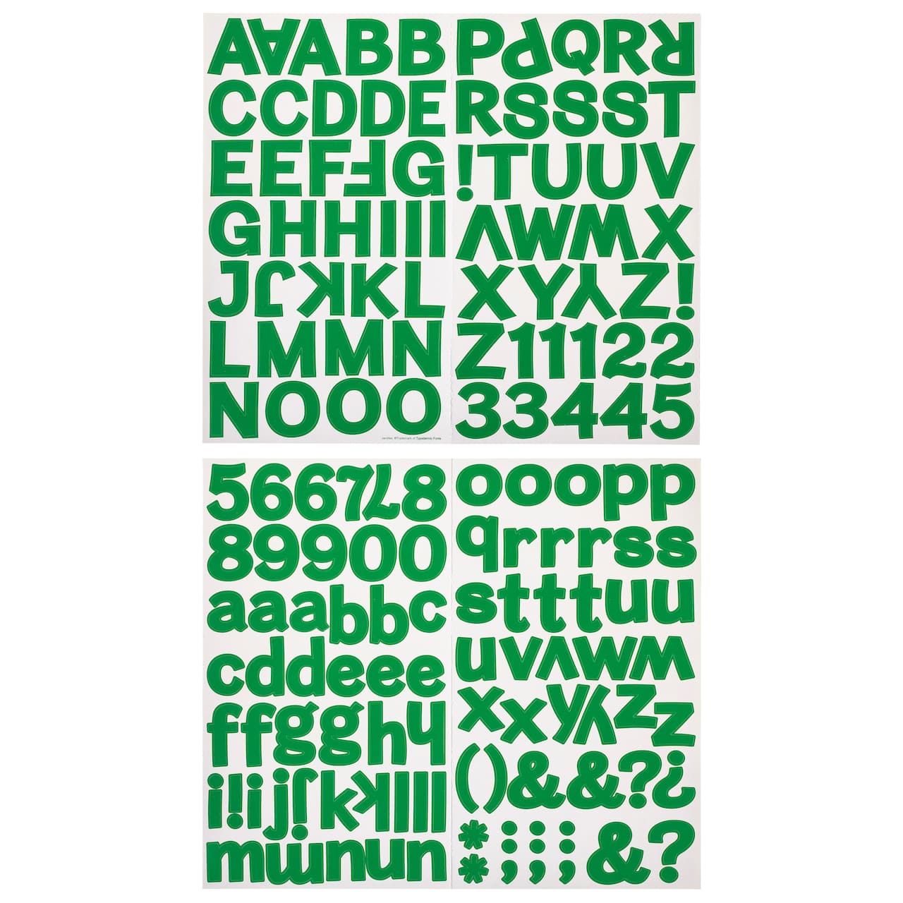 Block Alphabet & Number Stickers by Recollections™